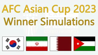 AFC Asian Cup 2023 Simulations [Quarter finals]