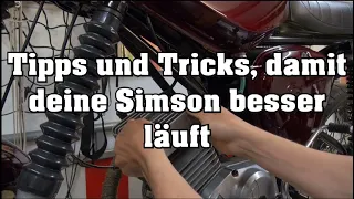 Tipps und Tricks, damit deine Simson besser läuft | Hilfe für die Simson