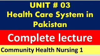 Pakistan Health Care System | Health Care System | Community Health Nursing | BSN Lectures Online