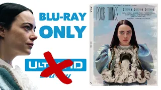 Poor Things is NOT coming to 4K Blu-ray…Thanks a lot Disney #physicalmedia