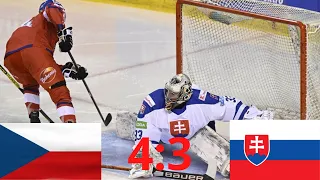 ČESKO VS SLOVENSKO 2. PŘÍPRAVNÝ ZÁPAS NA MS V HOKEJI 2022