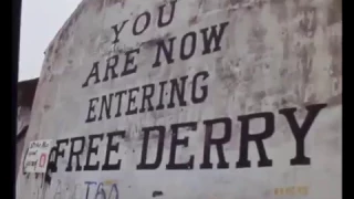 Free Derry Row - Bogside, Derry - Ireland 1971