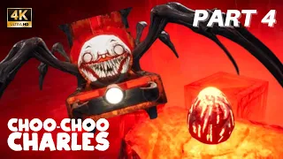 GOT ALL THREE EGGS | CHOO CHOO CHARLES Gameplay Part 4 | 4k Ultra HD