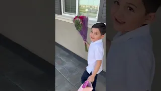 Watch my 5 yr old surprise his Valentine...