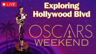 🔴#LIVE EXPLORING HOLLYWOOD BLVD OSCARS WEEKEND #Hollywood #Oscars #AcademyAwards #Celebrity #EnVivo