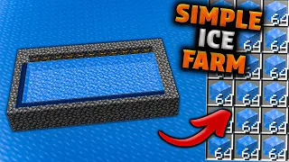 Easy 1.20 Ice Farm in Minecraft Bedrock (MCPE/Xbox/PS/Switch/PC)‏