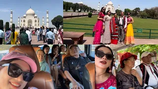 A Naga Family Road Trip To Taj Mahal | Delhi to Agra | Travel Vlog | 2024 | Puapua Pame