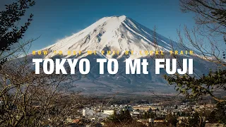 Tokyo to Mt Fuji | How to get from Shinjuku to Kawaguchiko Station by Local Train