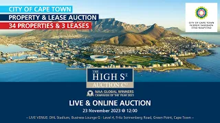 City of Cape Town Live and Virtual Property & Lease Auction - 23 November