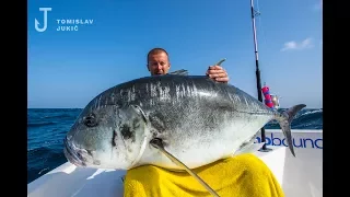 Monster GT fishing with NoBoundaries Oman - best fishing place on earth - April 2017