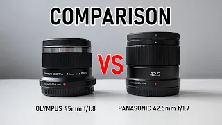 Olympus 45mm f/1.8 VS Panasonic 42.5mm f/1.7 - сравнение дешевых портретников micro4/3