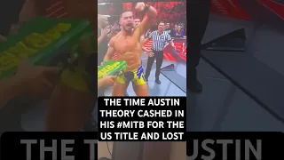 THE TIME AUSTIN THEORY CASHED IN HIS #MITB FOR THE US TITLE AND LOST