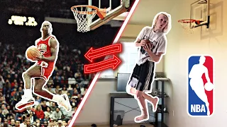 Remaking The Best NBA DUNKS On A MINI BASKETBALL HOOP! - Challenge