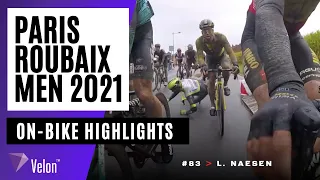 Paris-Roubaix 2021 Men's On-Bike Highlights | Hell of the North