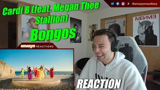 THIS A NEW HIT!! | Cardi B - Bongos (feat. Megan Thee Stallion) [Official Music Video] (REACTION!!)