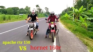 Apache RTR 150 VS Hornet 160R Drag Race. apache rtr vs hornet. Short Run