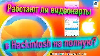 РАБОТАЮТ ЛИ НАШИ ВИДЕОКАРТЫ В HACKINTOSH НА ПОЛНУЮ? - ALEXEY BORONENKOV