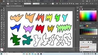 Adobe Illustrator Çizilen Şekillerde Yapay Zeka Modülü Anlatımı
