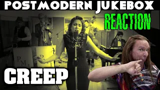 Vocal Coach Reacts To Post Modern Jukebox | Creep | Haley | Ken Tamplin