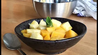 SALADE DE FRUITS et RECETTE DE SIROP "maison" : les explications de Yannick