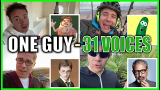 ONE GUY, 31 VOICES! - (Stitch, Elmo, Pickle Rick, Batman, etc.)