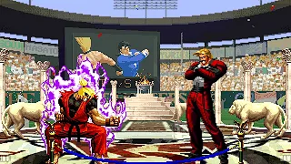 DRAGON KEN VS SUPER RUGAL!