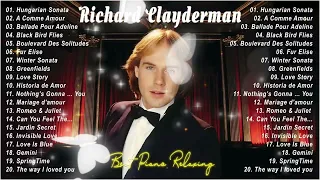 RICHARD CLAYDERMAN Greatest Hist Full Album 2024 🎵 Te Best Of Richard Clayderman Piano Relaxing