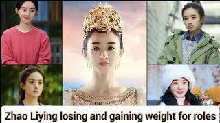 [Eng Sub] #zhaoliying losing and gaining weight for roles