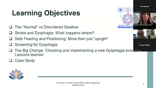 Stroke 101 The Art and Science of Swallowing and Dysphagia