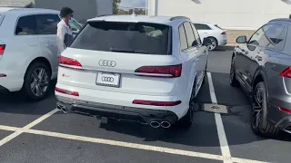 2021 Audi sq7 Exhaust and cold start.