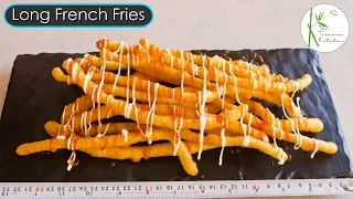 20 cm Long French Fries Recipe | Best & Easy Recipe of Japanese Style Fries ~ The Terrace Kitchen