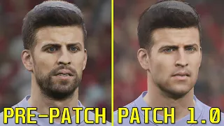 eFootball 2022 Pre-Patch vs Patch 1.0 Graphics Comparison / Bayern vs Barcelona / Robert Lewandowski