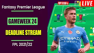 FPL Gameweek 24: Deadline Stream | Live Q&A | Fantasy Premier League Tips 2021/22