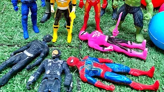 MEMBERSIHKAN AVENGERS BERLUMPUR, HULK SMASH vs IRON MAN vs CAPTAIN AMERICA vs SPIDERMAN vs THANOS