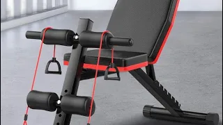 Home Gym Adjustable Weight Bench  Foldable Workout Bench Unboxing