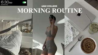 6AM COLLEGE MORNING ROUTINE (2023): productive & realistic, healthy habits