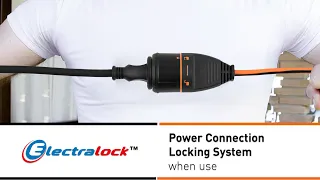 Electralock™: the first and only socket-outlet with locking mechanism.