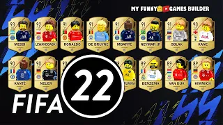 FIFA 22 Ratings Top Overall • Official Fifa Ultimate Team in Lego Football