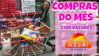 COMPRA DO MÊS COM VALORES - MAIO ASSAÍ ATACADISTA |Juliana Sena|