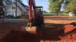 Digging a Septic Tank Hole