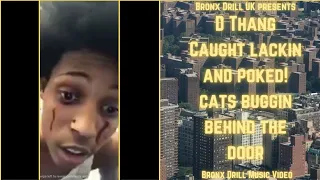 D Thang caught lackin and got poked👀😳... These cats be buggin #bronxdrill #dthang #ClickBait #NYC