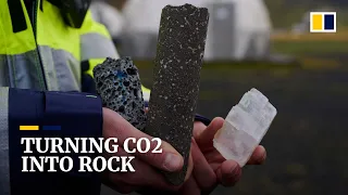 Iceland power plant stops greenhouse gas by turning carbon dioxide into rock