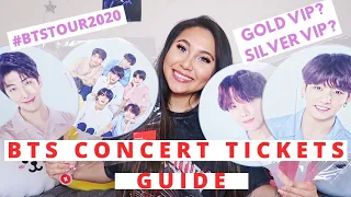 HOW TO BUY BTS VIP CONCERT TICKETS & MERCH GUIDE - MAP OF SOUL 2020 (UPDATED INFORMATION & RULES)