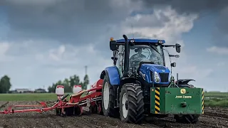 🇵🇱Siew Kukurydzy 2024 w ZSCKU Wojsławice🔥New Holland Vs 8 Rzędów🔥UR RolTom✔Agro Awuus✔