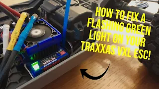 How to fix a flashing green light on your Traxxas VXL ESC | How-To Series