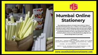 Best Online Stationery in India | Office Stationery in India | Mumbai Online Stationery