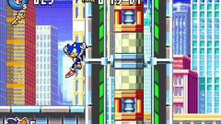 Sonic Advance 3 (GBA) Walkthrough - Part 2 - Zone 1: Route 99 - Act 3/Boss 1