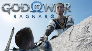 GOD OF WAR RAGNAROK PS5 Walkthrough Gameplay Part 16 - ATREUS CLIMBS THE ASGARD WALL