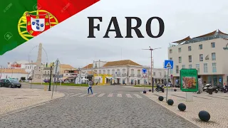 DRIVING in FARO, Faro District, The Algarve Region, PORTUGAL I 4K 60fps