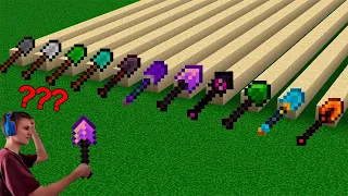 which shovel is the fastest in Minecraft?